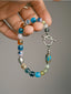 Identity Series | Urban Dreamer | Multicolor Agate, Jade & Silver Bracelet