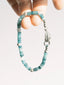 Mineral Soul Series | Ocean Bone | Jade & Sterling Silver Feather Bracelet
