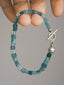 Mineral Soul Series | Ocean Bone | Guatemalan Blue Jade & Sterling Silver Bracelet