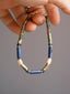 Urban Stoic Series | Silent Authority | Lapis Lazuli, Picasso Stone & Gold Bracelet