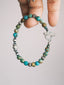 Mineral Soul Series | Ocean Bone | Turquoise & Sterling Silver Bracelet