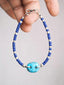 Identity Series | Blue Boy | Turquoise, Sterling Silver & Japanese Colored Glaze Bracelet