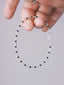 Urban Stoic Series | Cold Signal | Black Spinel & Sterling Silver Bracelet