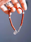 Identity Series | Sunward Creed | Bloodstone (Oriental Jasper) & Hammered Sterling Silver Bracelet