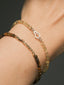 Identity Series | Urban Dreamer | Golden Hair Crystal & Silver Gourd Bracelet