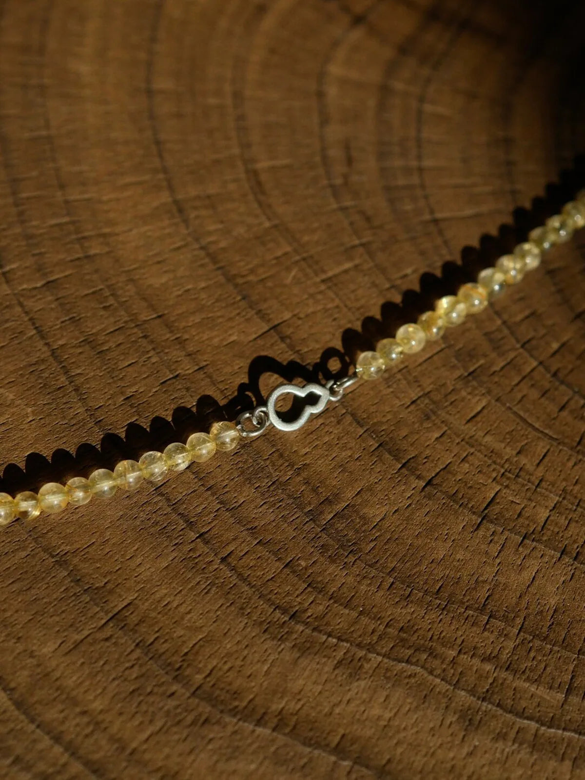 Identity Series | Urban Dreamer | Golden Hair Crystal & Silver Gourd Bracelet