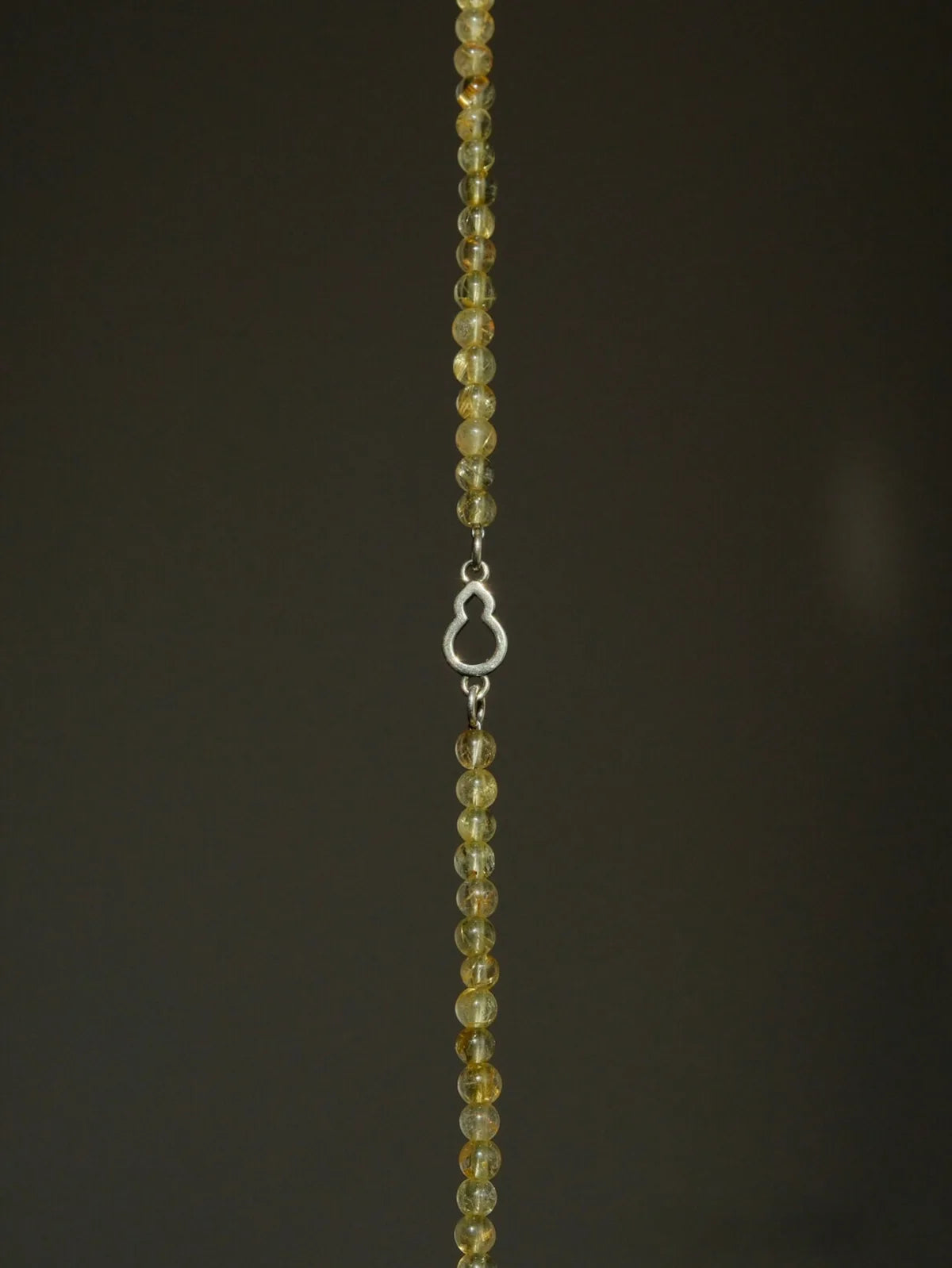 Identity Series | Urban Dreamer | Golden Hair Crystal & Silver Gourd Bracelet