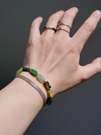 Mineral Soul Series | Earth Pulse | Xiuyu Jade & Titanium Steel Bracelet