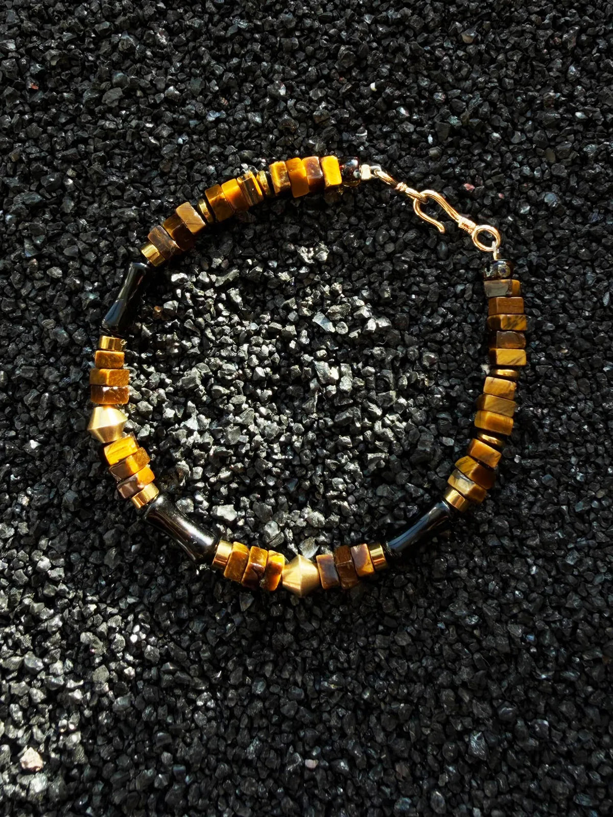 Mineral Soul Series | Earth Pulse | Xiuyu Jade & Titanium Steel Bracelet