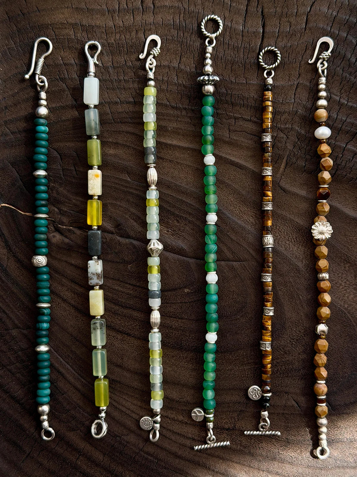 Mineral Soul Series | Earth Pulse | Xiuyu Jade & Titanium Steel Bracelet