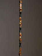 Urban Stoic Series | Silent Authority | Tiger Eye, Obsidian & Brass Bracelet