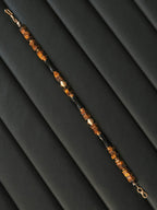 Urban Stoic Series | Silent Authority | Tiger Eye, Obsidian & Brass Bracelet