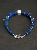 Identity Series | Blue Friend | Lapis Lazuli, Deep Sea Pearl & Sterling Silver Bracelet