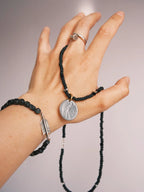 Urban Stoic Series | Iron Titan | Italian Vintage Coin & Matte Miyuki Necklace