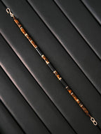 Urban Stoic Series | Silent Authority | Black Onyx, Tiger Eye & Gold Accent Bracelet