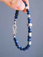 Identity Series | Blue Boy | Lapis Lazuli & Sterling Silver Bracelet