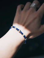 Identity Series | Blue Boy | Lapis Lazuli & Sterling Silver Bracelet