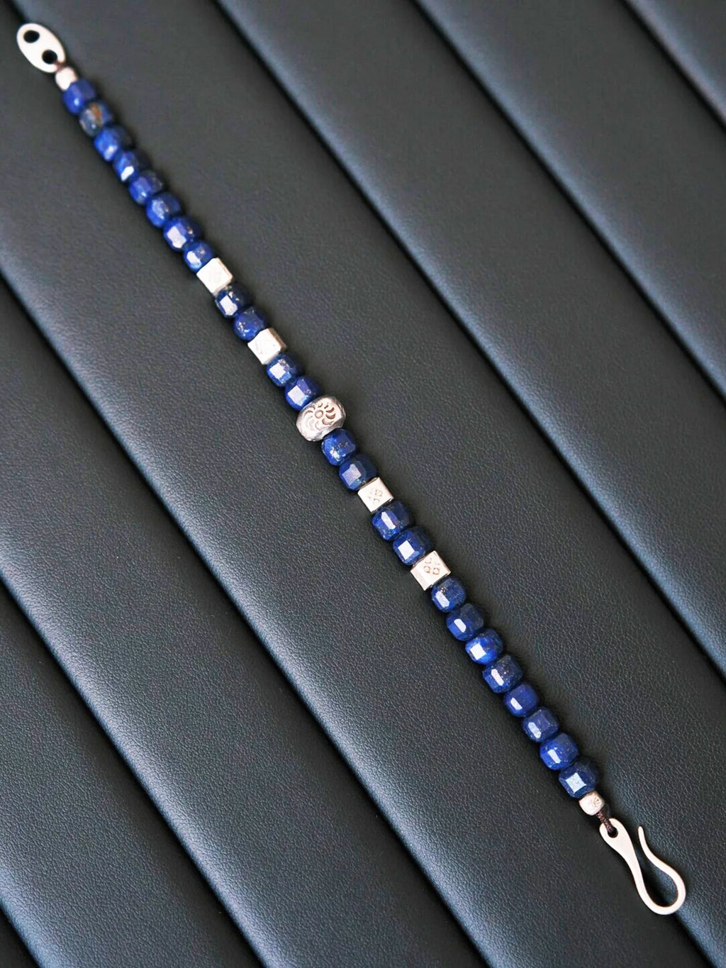 Identity Series | Blue Boy | Lapis Lazuli & Sterling Silver Bracelet
