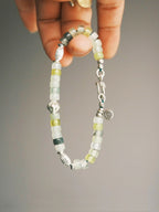 Mineral Soul Series | Silent Stone | Serpentine Jade & Sterling Silver Bracelet