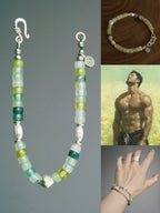 Mineral Soul Series | Silent Stone | Serpentine Jade & Sterling Silver Bracelet