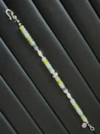 Mineral Soul Series | Silent Stone | Serpentine Jade & Sterling Silver Bracelet