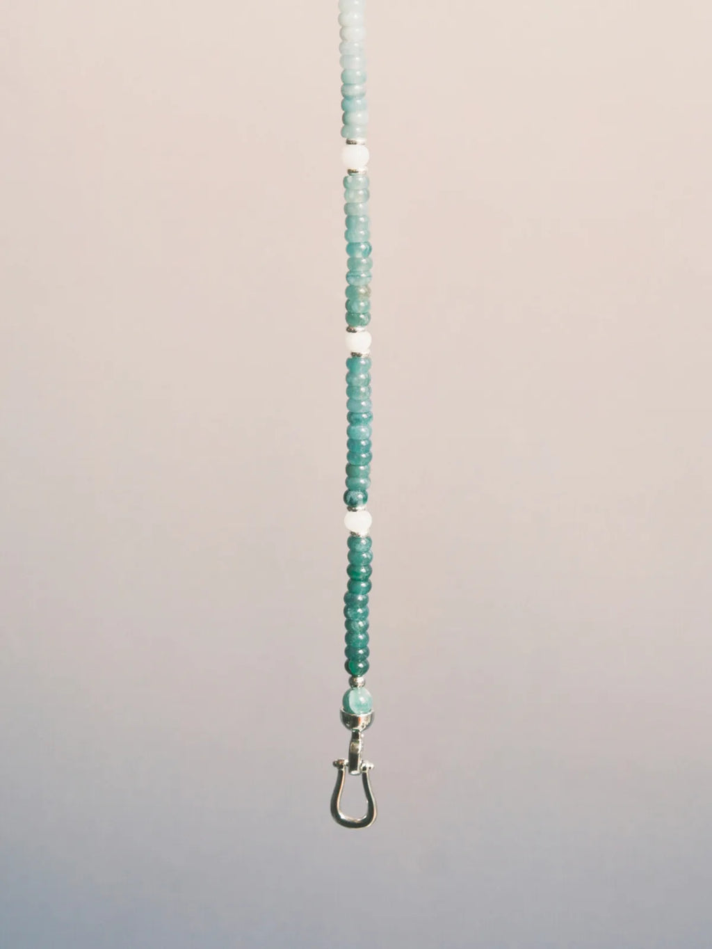 Mineral Soul Series | Ocean Bone | Blue Jade & Titanium Steel Bracelet
