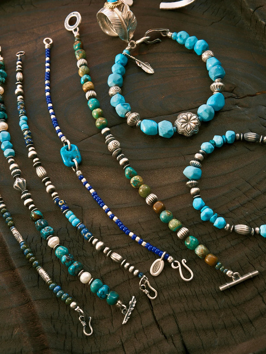 Mineral Soul Series | Ocean Bone | Turquoise & Sterling Silver Bracelet