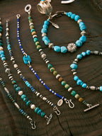Mineral Soul Series | Ocean Bone | Turquoise & Sterling Silver Bracelet