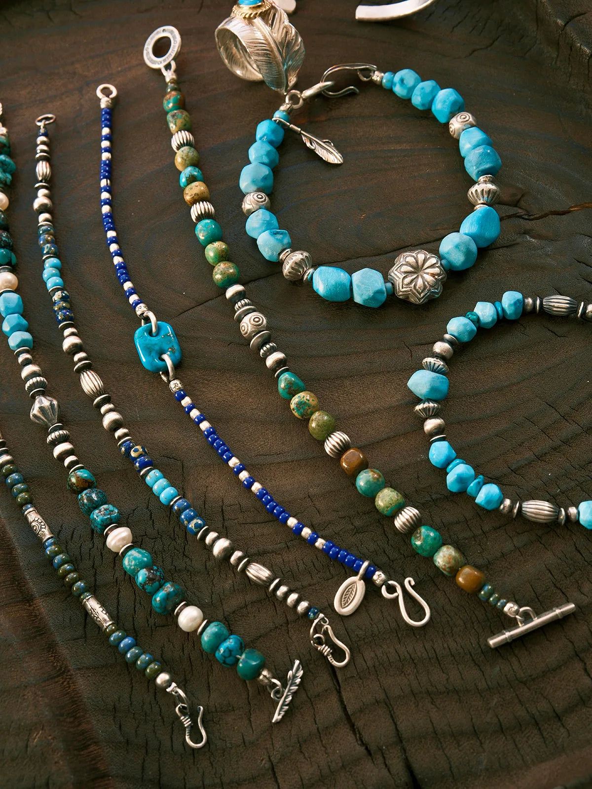 Mineral Soul Series | Ocean Bone | Turquoise & Sterling Silver Bracelet