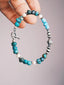 Mineral Soul Series | Ocean Bone | Turquoise, Pearl & Sterling Silver Bracelet