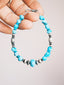 Mineral Soul Series | Ocean Bone | Raw Turquoise & Sterling Silver Bracelet
