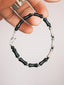 Urban Stoic Series | Silent Authority | Black Onyx & Sterling Silver Bracelet
