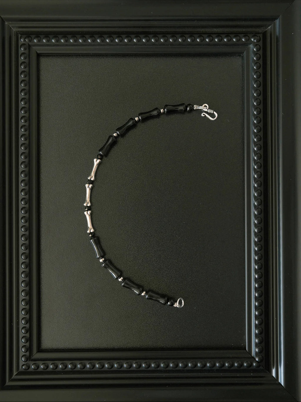 Urban Stoic Series | Silent Authority | Black Onyx & Sterling Silver Bracelet