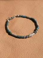 Identity Series | Ocean Bone | Japanese Colored Glaze & Sterling Silver Bracelet