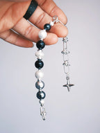 The Stellar Thorn | Original Shell Pearl & Titanium Steel Bracelet for Men - Urban Stoic Aesthetic