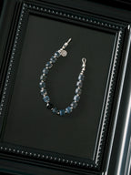 Urban Stoic Series | Silent Authority | Black Onyx & Sterling Silver Bracelet