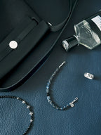 Urban Stoic Series | Silent Authority | Black Onyx & Sterling Silver Bracelet
