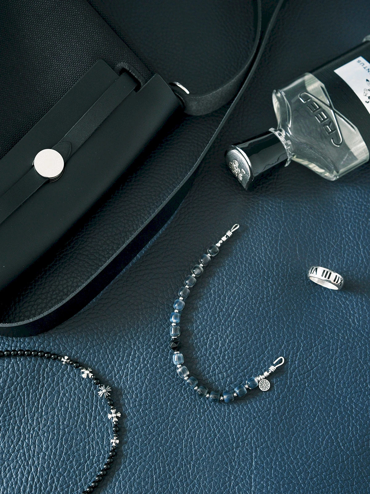 Urban Stoic Series | Silent Authority | Black Onyx & Sterling Silver Bracelet