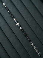 Urban Stoic Series | Silent Authority | Onyx, Pearl & Titanium Steel Bracelet