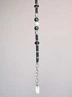 Urban Stoic Series | Silent Authority | Onyx, Pearl & Titanium Steel Bracelet