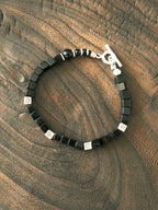 Urban Stoic Series | Silent Authority | Persian Onyx & Sterling Silver Bracelet