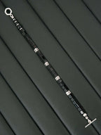 Urban Stoic Series | Silent Authority | Persian Onyx & Sterling Silver Bracelet