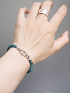 Mineral Soul Series | Raw Aurora | Guatemalan Blue Jade Bracelet