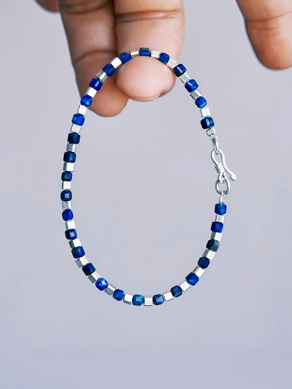 Identity Series | Blue Boy | Lapis Lazuli & Sterling Silver Bracelet Main image