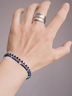 Identity Series | Blue Boy | Lapis Lazuli & Sterling Silver Bracelet