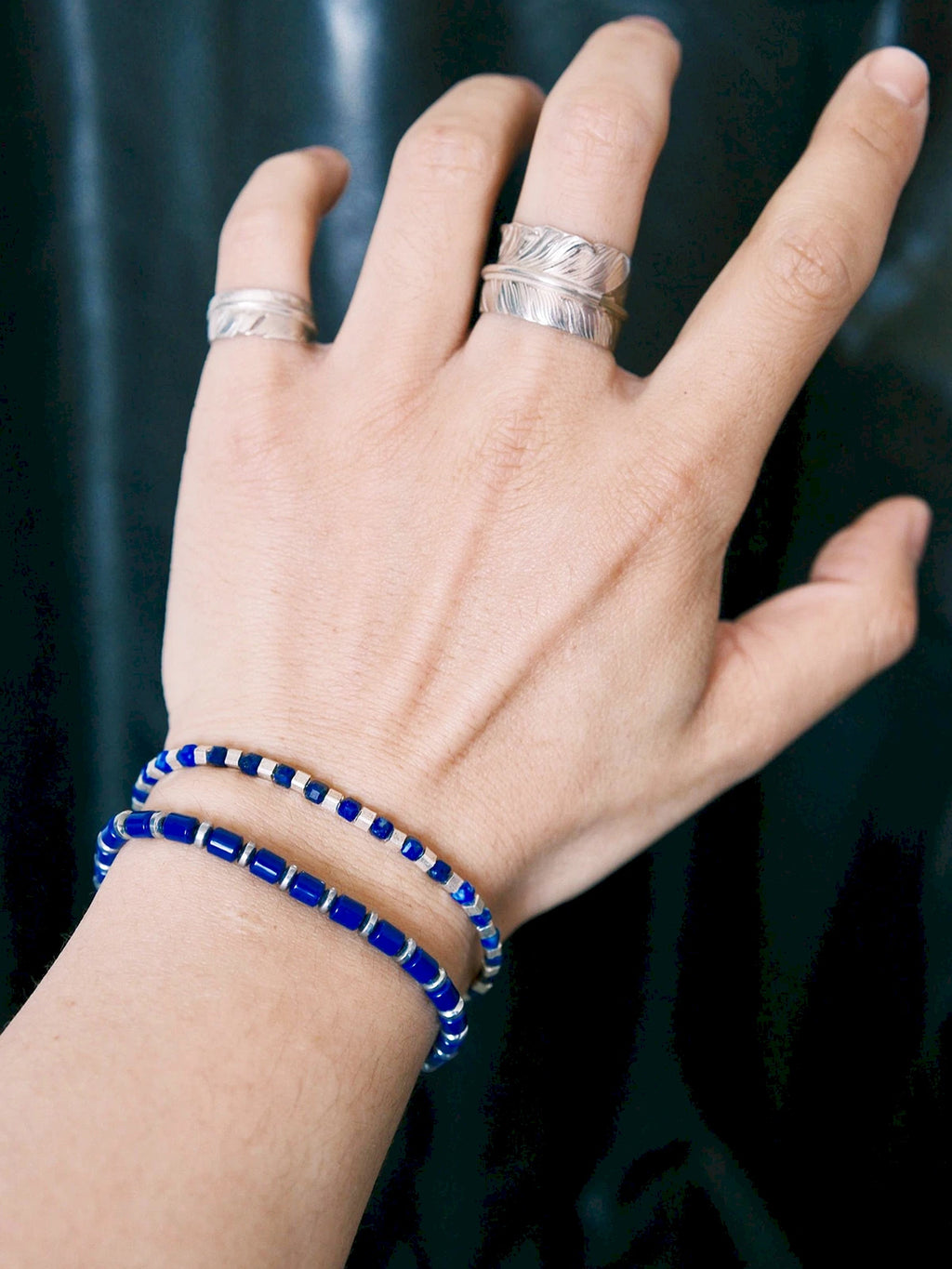 Identity Series | Blue Boy | Lapis Lazuli & Sterling Silver Bracelet