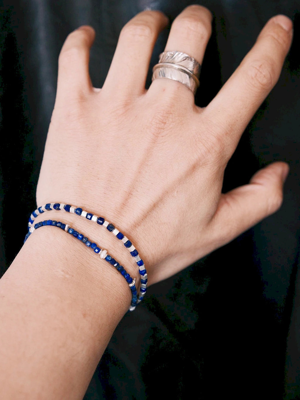 Identity Series | Blue Boy | Lapis Lazuli & Sterling Silver Bracelet