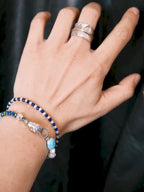 Identity Series | Blue Boy | Lapis Lazuli & Sterling Silver Bracelet