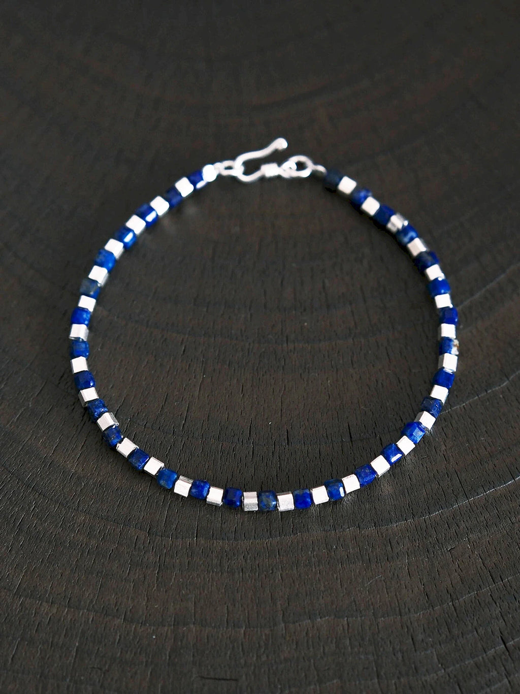 Identity Series | Blue Boy | Lapis Lazuli & Sterling Silver Bracelet