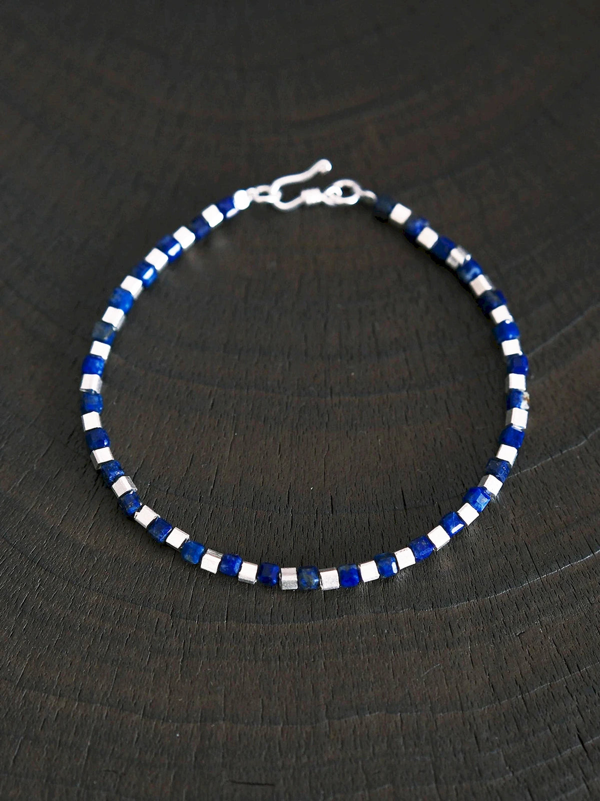 Identity Series | Blue Boy | Lapis Lazuli & Sterling Silver Bracelet